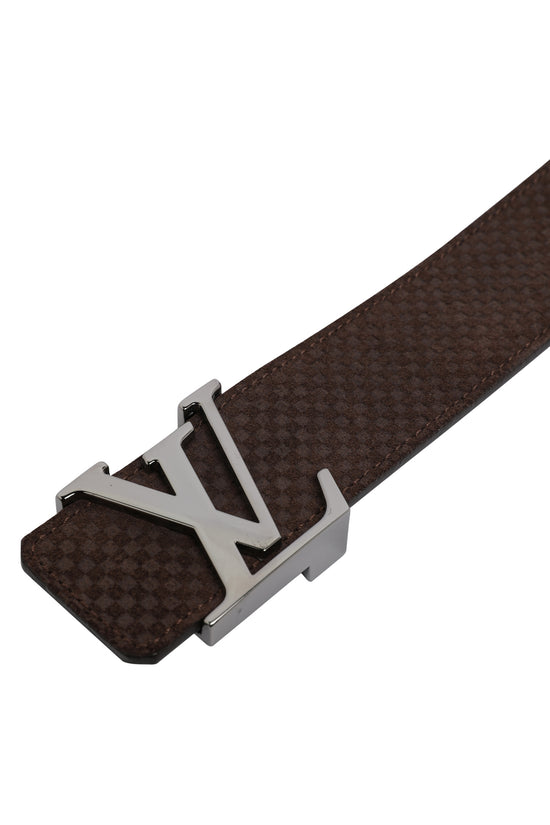 Louis Vuitton, Accessories, Louis Vuitton Lv Initiales Belt Damier Thin  85 Brown