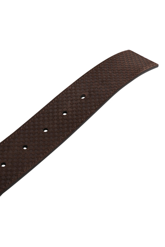 Petit Damier Suede Carbon Belt