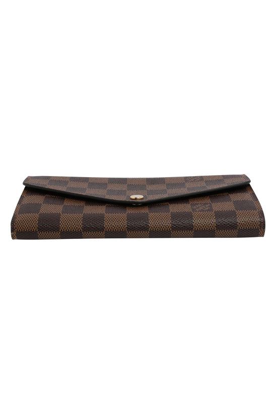 Louis Vuitton Damier Ebene Sarah Wallet– Pom's ReLuxed