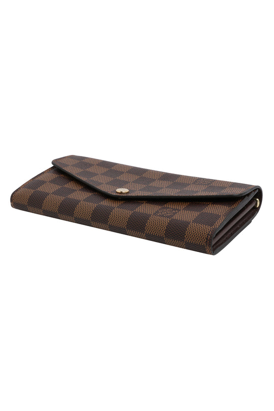 Sarah Wallet Damier Ebène Canvas - Wallets and Small Leather Goods