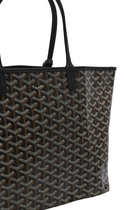 Goyard St. Louis PM Bag Black and Tan