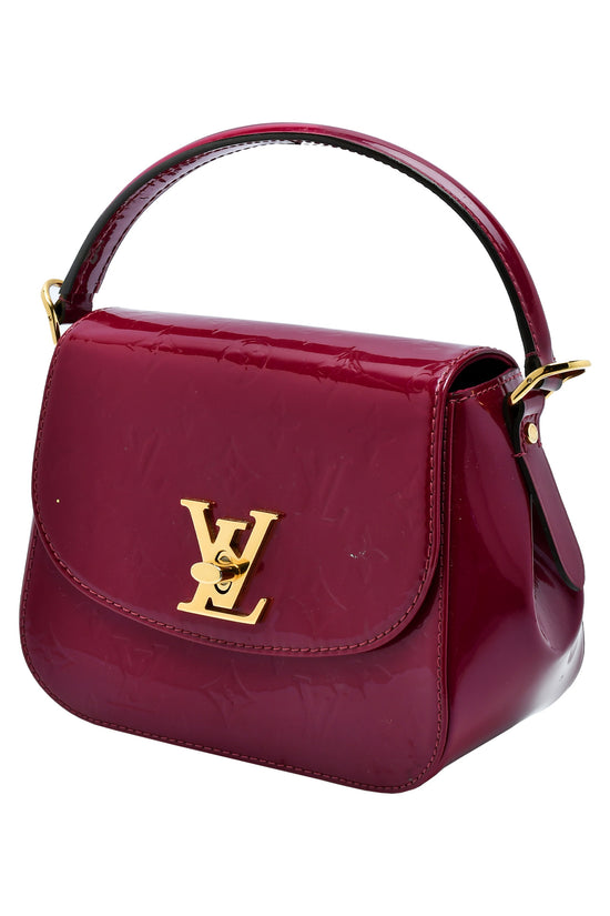 Louis Vuitton Flap Pasadena Monogram Vernis Amarante in Patent Leather with  Brass - US