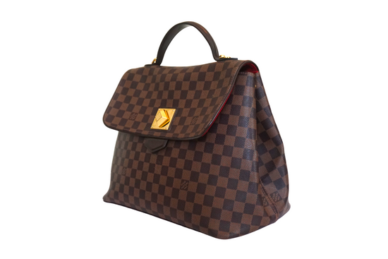 LOUIS VUITTON Bergamo MM Damier Ebene Canvas Bag, Luxury, Bags & Wallets on  Carousell