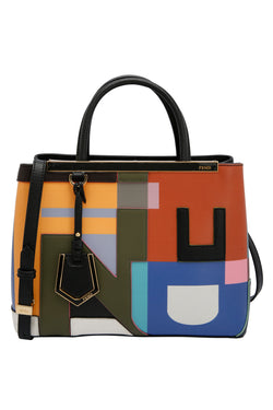 acelerador esculpir Tortuga Fendi Mini 2Jours Bag Multi Colour Tote – The Plush Posh