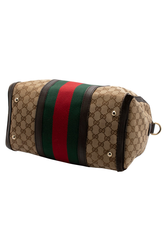 BOLSA GUCCI VINTAGE WEB ORIGINAL GG BOSTON