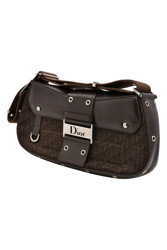 Dior Multicolor Canvas and Leather Limited Edition Street Chic Columbus  Shoulder at 1stDibs