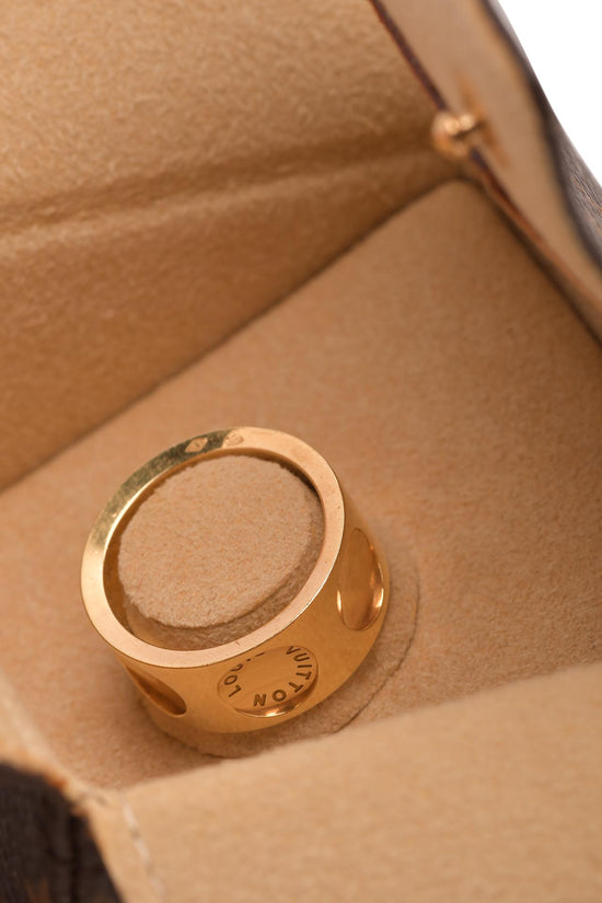 Louis Vuitton Empreinte Ring, Pink Gold Light Pink. Size 47
