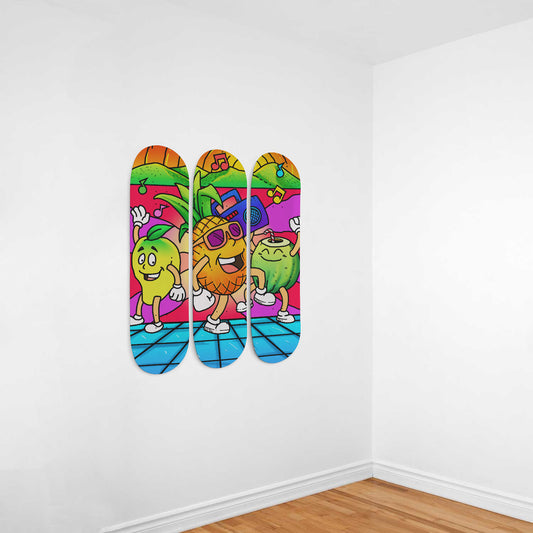 This is not supreme – red – Skateboard Wall Art – Dekorway