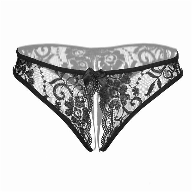 Women Sexy Lingerie hot erotic sexy panties | Crotchless underpants sex wear briefs with bow front