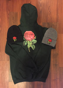 dope rose hoodie