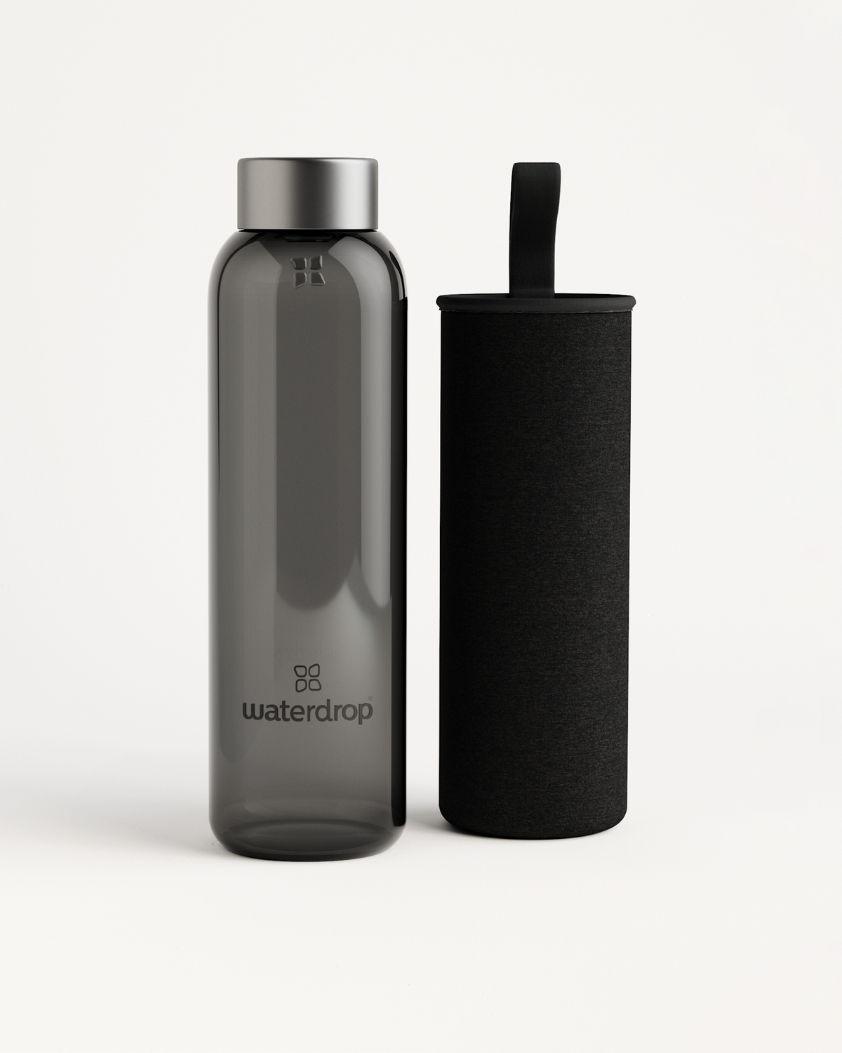 Frosted Glass Water Bottle: Order now