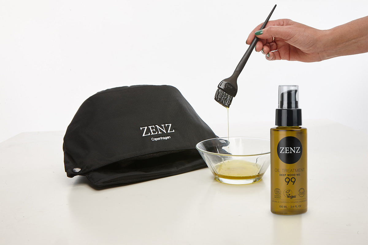 Olieharken en glaskaarsen, pennen en ZENZ Organic HairSpa