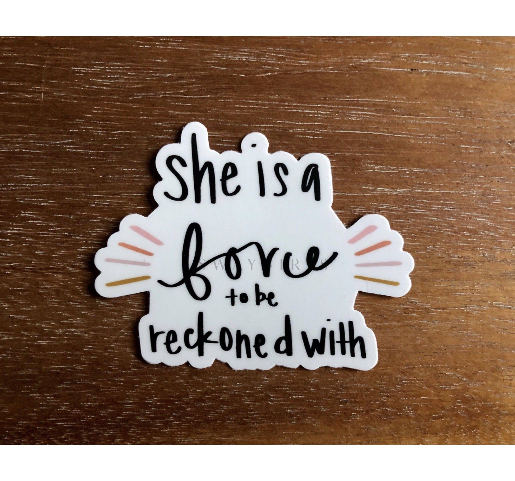 Daisy Necklet Fortløbende Sticker | Force To Be Reckoned With – swaygirls