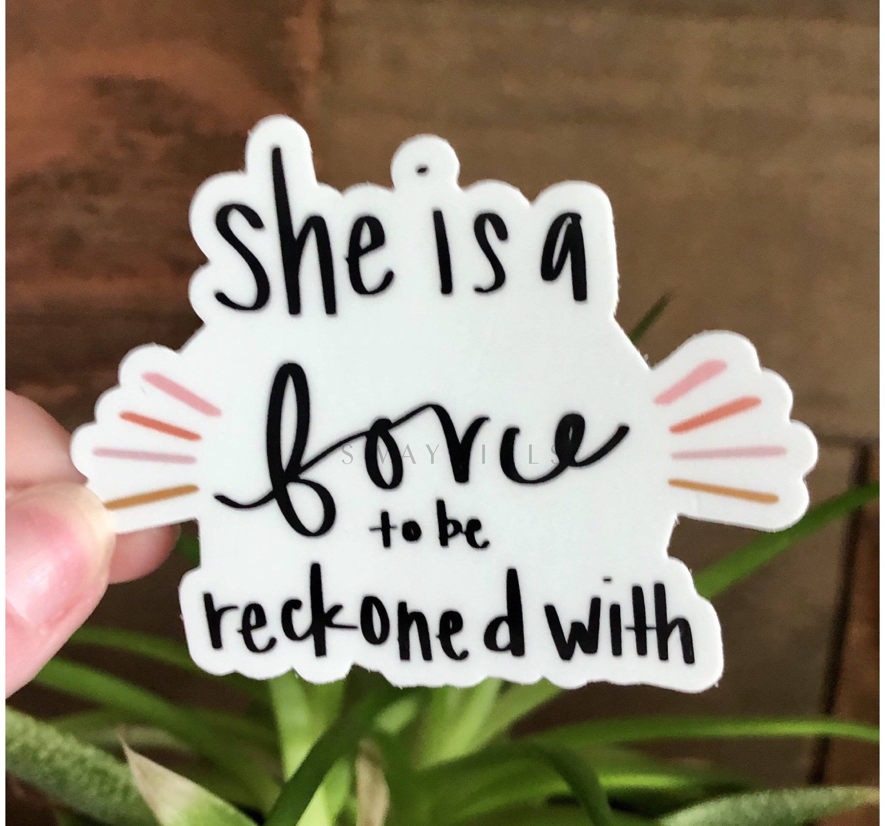 Daisy Necklet Fortløbende Sticker | Force To Be Reckoned With – swaygirls