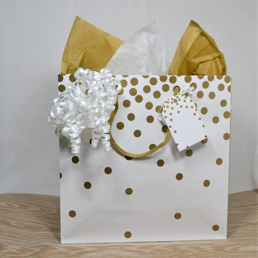 Wrap It Wednesday: Easy Gift Bag with DIY Gift Tags - Gold Standard Workshop