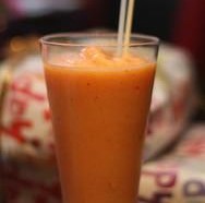 The Strawberry Mango Sunrise Smoothie