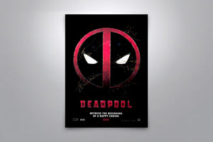 Deadpool Ryan Reynolds and Stan Lee Signed Movie Poster -  Finland