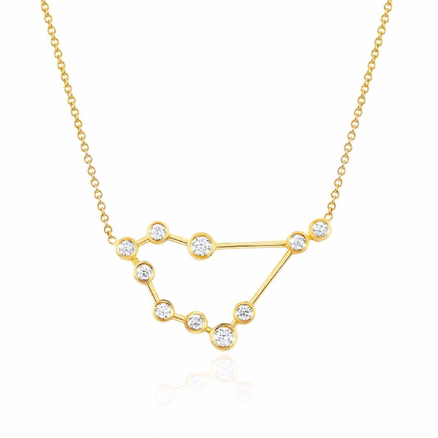 Aries Diamond Constellation Necklace - Fine Vincents Jewelry