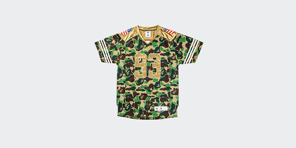 adidas x bape football jersey