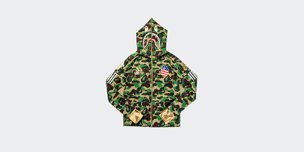 bape hoodie x adidas