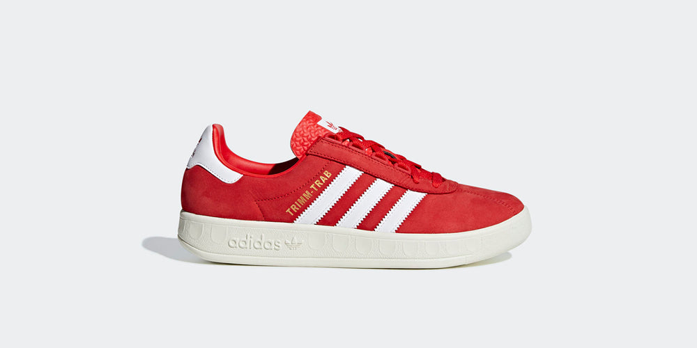 adidas red trimm trab