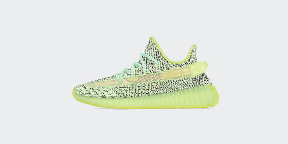 yeezy glow reflective