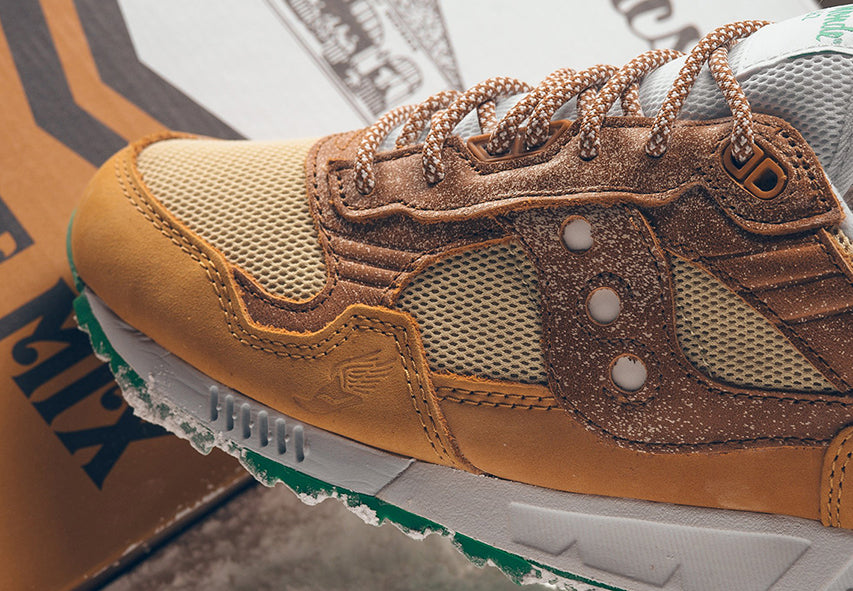 saucony x sneaker politics shadow 5000 café du monde