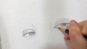Loeil art blog sketching pencil artist eye drawing different angle front view side how to draw drawing pencil black