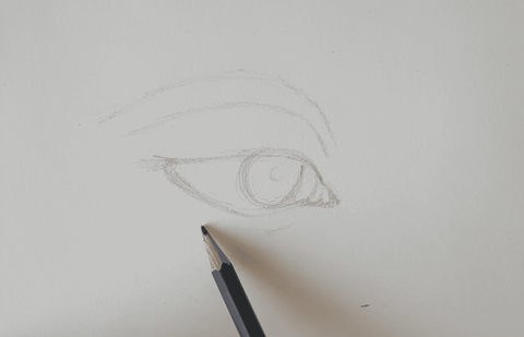 oeil art blog sketching pencil artist eye drawing drawing how to draw 