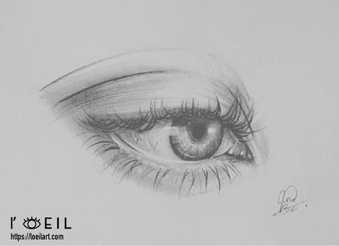 Loeil art blog sketching pencil artist eye drawing drawing how to draw 