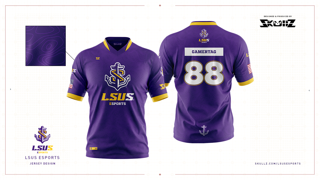 Souisiana State University - College Esports Jersey Design