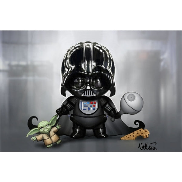 Onophoudelijk chrysant Waterig BABY VADER by Nathan Szerdy – PoP x HoyPoloi Gallery