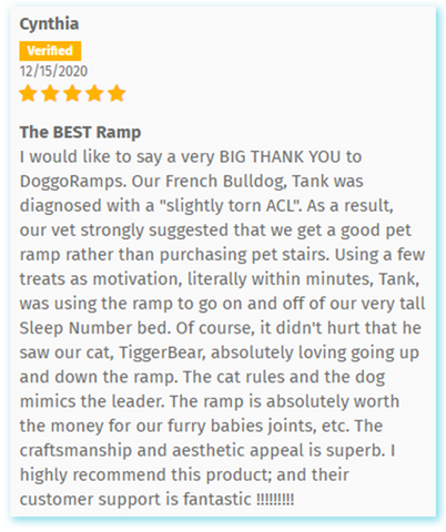 5/5 French Bulldog DoggoRamps Review - 2