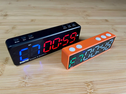 CLUSTER FITNESS Q20 Timers Magnetic Battery
