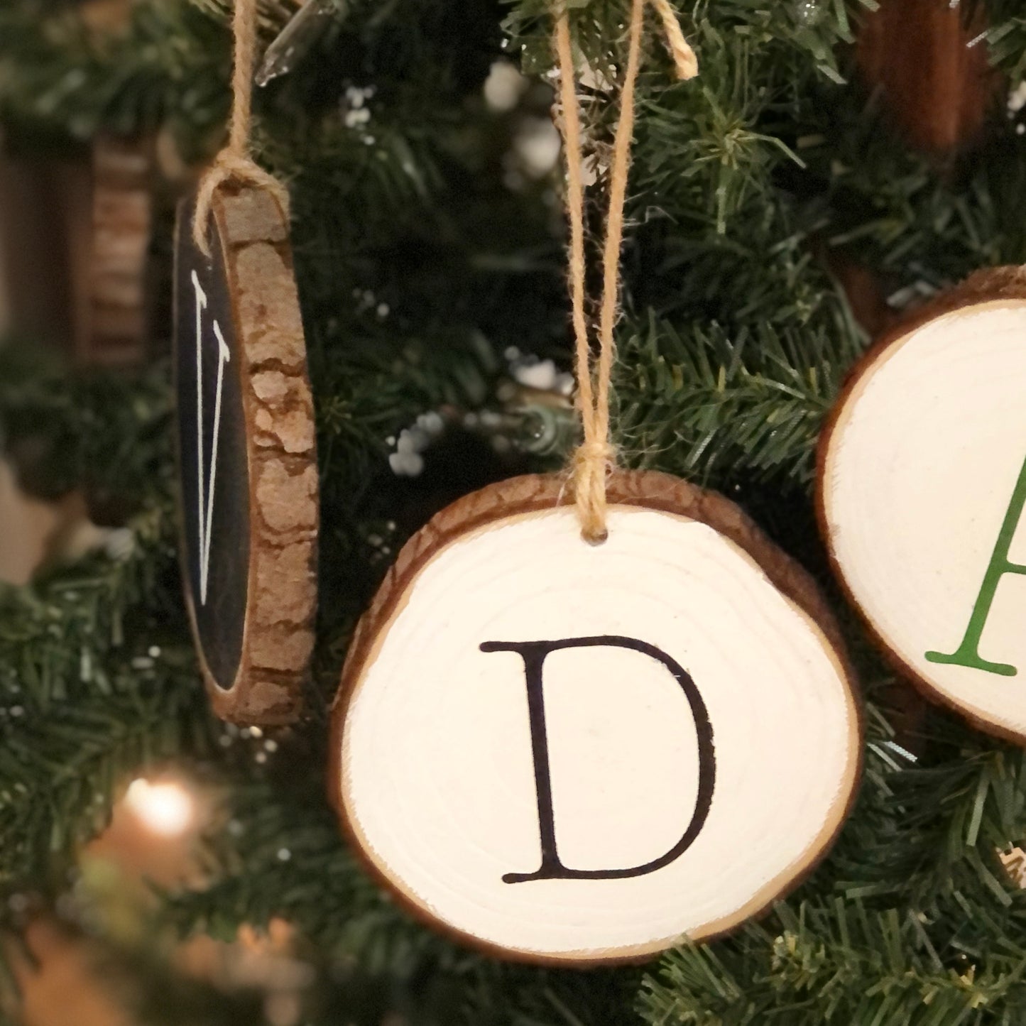 Christmas Ornaments Wood Slices
