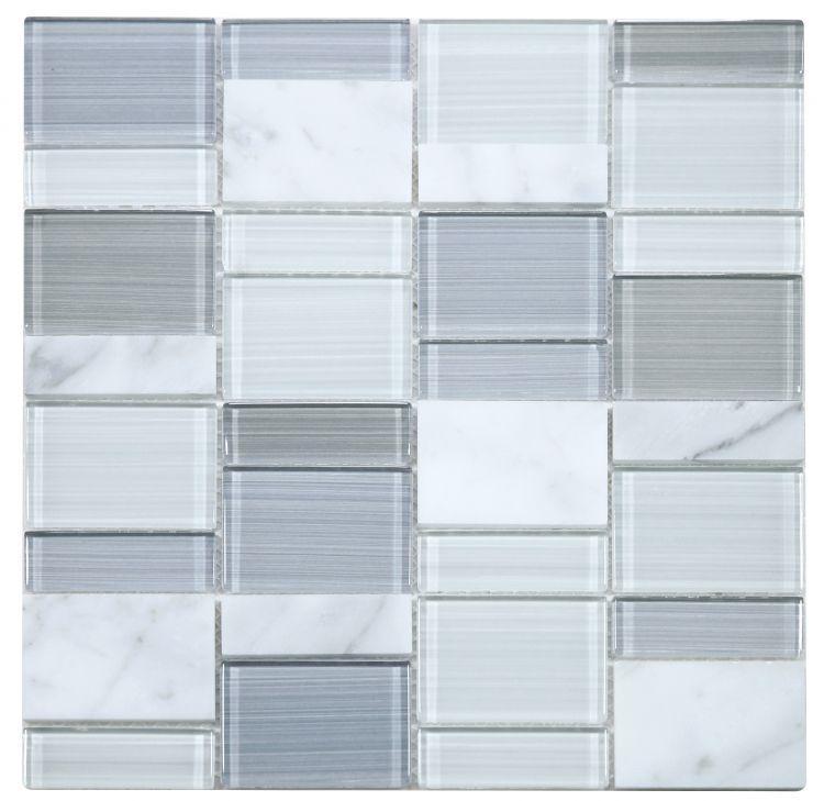 Elysium Tiles Mosaic Glass Prime Multi Size Factor Home Design