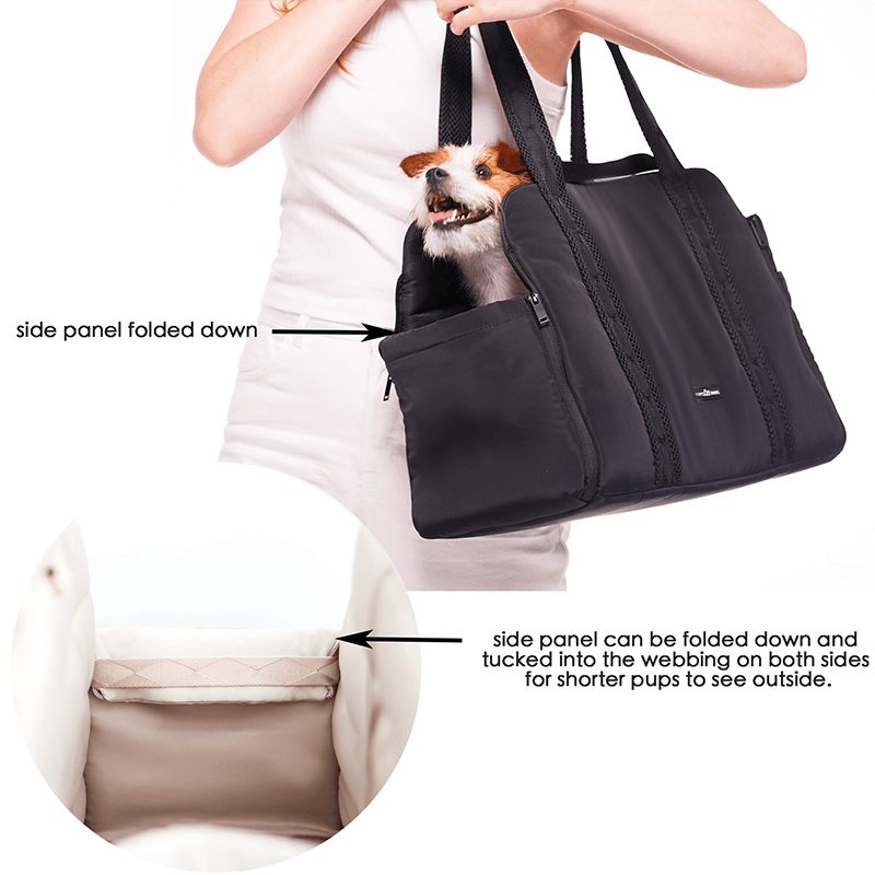 Everywhere Convertible Tote Bag Pet Carrier (Black)