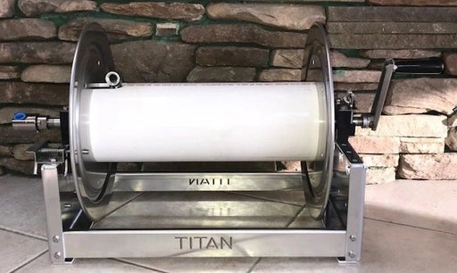 TITAN ALUMINUM 22 FULL FRAME HOSE REEL IRON MANIFOLD 4322H