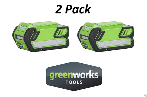 2 Pack Genuine GreenWorks 29662 40V 4Ah Lithium-ion Battery 40 Volt NEW