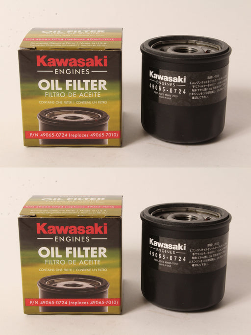 2 Pack Genuine Kawasaki 49065-0721 Oil Filter Fits 49065-7007 OEM — Powered  By Moyer