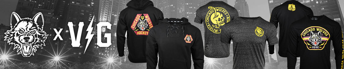 Chicago Wolves Adult Established Full Zip Hoodie –