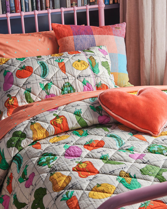 Quilted Cotton  Colourful 100% Cotton Quilted Bedspreads – Kip&Co