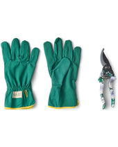 Tumbling Flowers Green Garden Secateurs and Gloves Set Nav Image 1