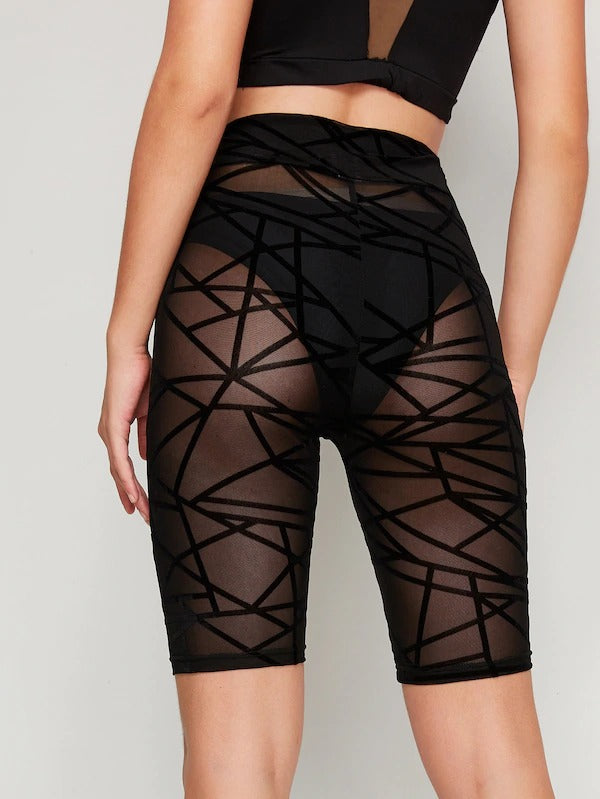 mesh cycling shorts