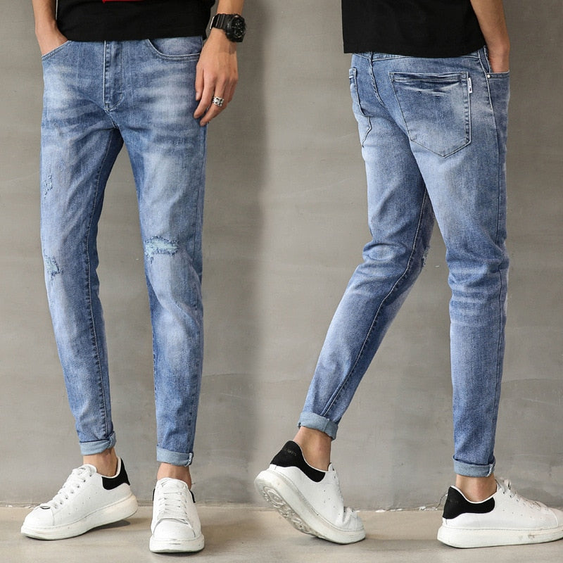 ankle length denim