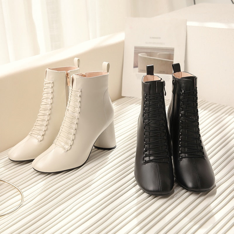 high heel chelsea ankle boots