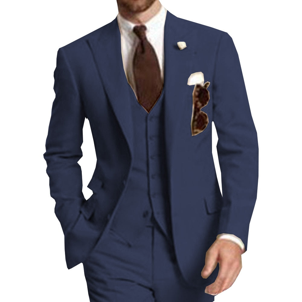 three piece business suit