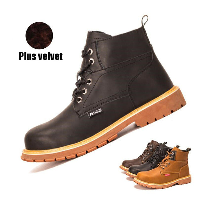 steel cap boots mens