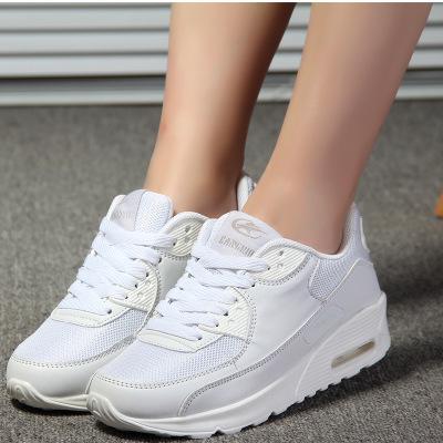 Korean White Platform Sneakers Ladies 