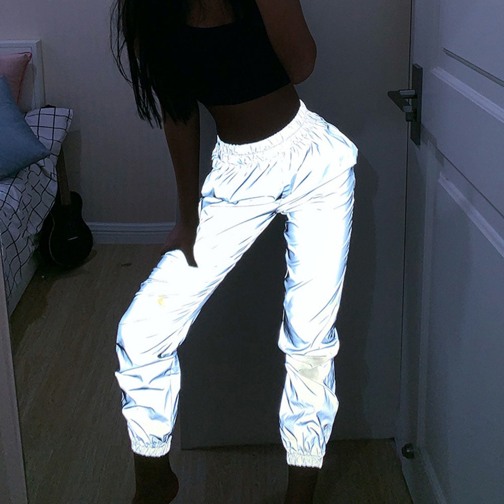 flash reflective pants